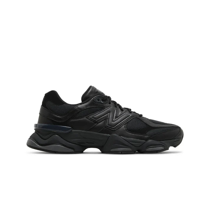 New Balance 9060 Triple Black Leather