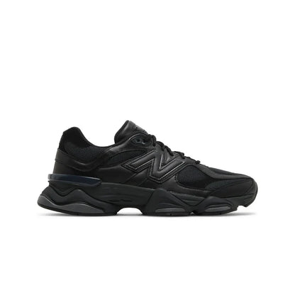New Balance 9060 Triple Black Leather