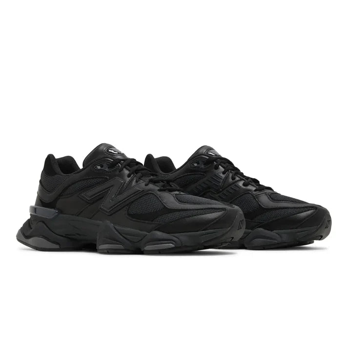 New Balance 9060 Triple Black Leather